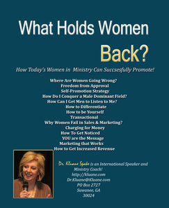 What Holds Women Back - E-Book